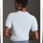 Pilcro Anthropologie  Eyelash Baby Sweater Tee in Blue size Medium Photo 1