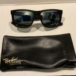 Ray-Ban  Vintage Black Signature Sunglasses w/Soft Case, 54 16 145, Like New Photo 0