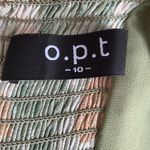 O.p.t Chic Floral Mini Dress in Green and Orange Size 10 Photo 5