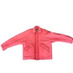 Kriss Kross Pink Silk Blend Quilted Bomber Jacket Women's Size S oversized Size M Photo 1