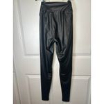 Aerie NWT  OFFLINE Real Luxe Faux Leather High Waist Leggings XS Black Photo 2