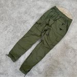 LCKR Women’s Mayday Utility Cargo Pants Nylon Pull On High Rise in Green Army S Photo 5