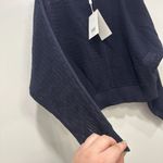 Hugo Boss Boss Hugo Feesa‎ Sweater XS Navy Solid Loose Knit NWT $248 Dolman Crew Photo 5