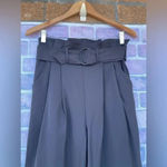 Carbon38 PaperBag Waist Pants size small Black Photo 3