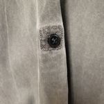 EXPRESS Chambray Charcoal Gray Shirt Dress Lace Up Neckline Rocker Punk Emo Grunge Sz S Photo 5