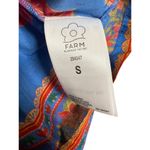 Farm Rio Tropical Tapestry Blouse Lace Inset Sz. S Photo 8