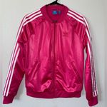 Adidas Women's Pink Athletic Tracksuit Jacket Photo 9