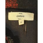 Entro VTG  Medium Buffalo Plaid Fleece Vest Red Black Lined Sherpa Full Zip 19x22 Photo 5