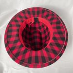 Western Wide Brim Cowboy Felt Hat Red Photo 2