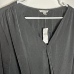 American Eagle NWT Black Faux Wrap BodySuit Photo 2
