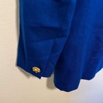 Charter Club Vintage  Wool Blazer Royal Blue Gold Photo 10