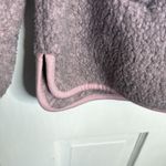 Madewell Polartec Fleece Half-Zip Jacket in Heather Cherry Blossom W1454 Sz M Photo 5