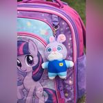 Zootopia Judy Hopps Plush Keychain – Cute Bunny Character Clip Purple Photo 1