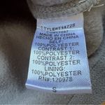 Entro Pullover Colorblock Fleece Tan Grey Cream Sherpa Snap Neck Cozy Size Small Photo 4