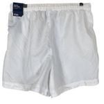 NWT DSG Notched Woven Shorts Womens M White 100% Nylon Athleisure Clean Girl Size M Photo 4