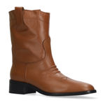 Bibi Lou Briana Ankle Boots Tan Size 8 Photo 0