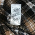 She & Sky Boutique brown black LACE UP PLAID DRESS size Medium. Photo 9