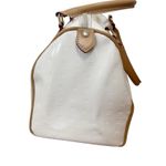 Arcadia White Patent Leather Handbag Photo 4