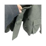 Ann Taylor  Green Wool Blend Military Coat Blazer 4 Double Breast Collared Photo 4