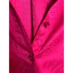 Chico's Chico’s Red Button-Up Dress Shirt Size 1 US 8 - 10 Holiday Career Professional Photo 3