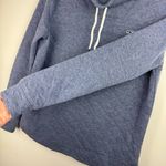 Vineyard Vines Womens Pullover Sz XS Blue Quilted Cowl Neck Sweatshirt Photo 9