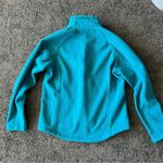 Duluth Trading Company Co. Fleece jacket turquoise blue full zip Photo 2