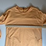 Soft Surroundings Sweatshirt Sz M Tunic Pockets Comfy Roll Tab Sleeve Peach Photo 11