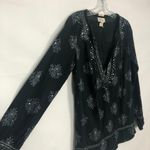 Old Navy Y2K Vtg Cotton Sequin Top Small Fairygoth Wimsigoth Hippie Bohemian Photo 4
