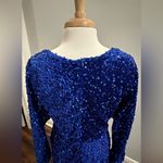 Petal Dew Blue sequin sparkle cocktail dress New with tags size 1X Photo 2