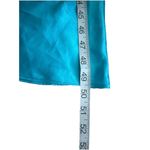 Women’s Teal Blue Lingerie Slip Dress Nightgown Chemise Lace Up Bow Romantic L Size L Photo 6