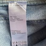 Urban Revivo Light Blue Denim Raw Hem Distressed Cotton High Waist Sz 6 # 1799 Photo 8