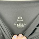 Sunzel Women's S Black Crossover Flare Yoga Pants High Waisted Stretch Leggings Size 4 Photo 2