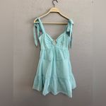 Lovers + Friends  Emmeline Gingham Mini Babydoll Dress Size XS EUC Photo 3