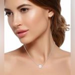 Macy's Two-Pc. Set Cultured Freshwater Pearl Pendant Necklace & Stud Earrings White Photo 3