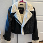 Hollister  leather and fur jacket Photo 0
