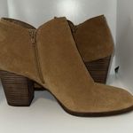 Alex Marie Gleneva Suede Leather Bootie Chelsea Block Heel Tan Camel Women’s 11 Photo 6