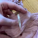 Free People pink lace flowy romper Photo 2