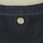 Versace Versus Black Cropped Top With Lion Logo Size L Photo 4