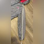 New Balance Lightweight Windbreaker Jacket Women’s Size L Gray Pink Full Zip Photo 2