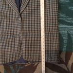 Liz Sport  Vintage 2 Buttons Womens Blazer Wool Dark Academia Office Size 14 Photo 9