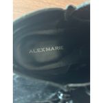 Alex Marie  "Geneva" Black Ankle Suede  Booties-Size 71/2 M Photo 4