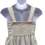 Uniqlo  Linen Midi Dress Cream Medium Photo 3