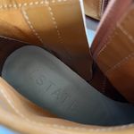 1. State State Leather Sobel Metal Stud Western Booties British Tan Womens Siz… Photo 7