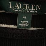 Ralph Lauren Lauren  Black & Whit Stripe Top size Medium Photo 5