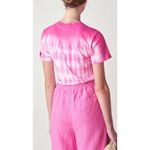 Derek Lam  10 Crosby Teddie T-Shirt in Tie Dye Pink Small Womens Tee Top Photo 1