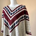 JUST FAB | Knit Dolman Sleeve Fringe Sweater Sz M Photo 1