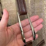 Borssa Brown Colorful Embroidered Floral Mexican Boho Real Leather Small Purse N Photo 8