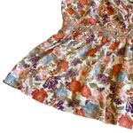 Torrid Colorful Floral Print Blouse Top Shirt Smocked Waist Short Sleeve Size 4x Photo 3