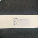 L'Agence NWT Jane Leopard Tank Top in Black Photo 5