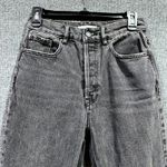 PacSun  Slim Fit Jeans Womens 26 Gray Denim Ultra High Rise Button Fly Outdoor Photo 1